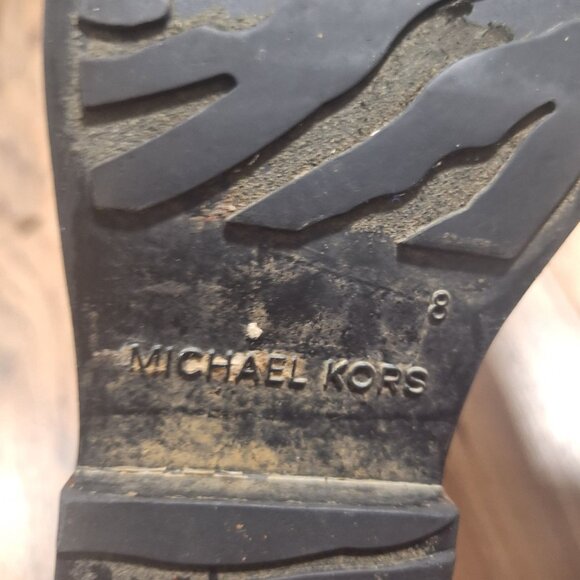 Michael Kors Black Rain Boots size 8 - Picture 4 of 9